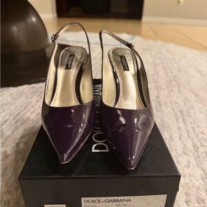 Dolce & Gabbana Dark Purple Heels